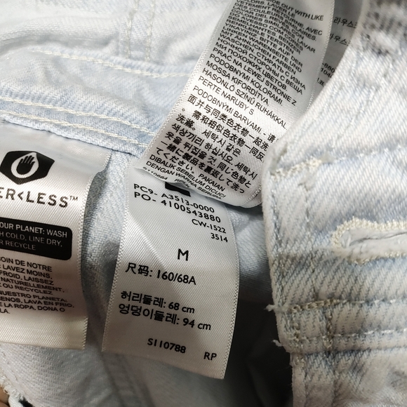 Levi's Denim Overalls Medium Light Wash Denim Two Horse Brand Clean - Picture 15 of 16